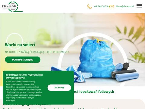 Fol-eko.pl - producent worków na śmieci
