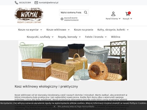Wikmal.pl kufry wiklinowe