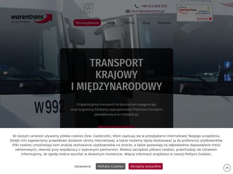 Warentrans.pl - transport chłodniczy