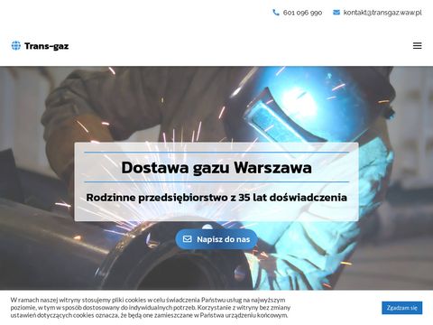 Transgaz.waw.pl - gazy z dostawą do domu