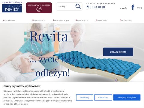 Revita.pl - materace przeciwodleżynowe