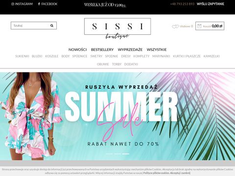 Sissi-boutique.pl - butik odzieżowy