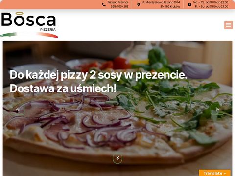 Pizzeriabosca.pl - pizza Kraków