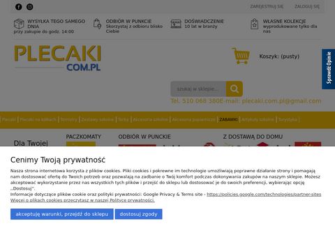 Plecaki.com.pl - artykuły szkolne
