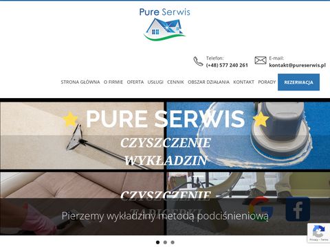 Pureserwis.pl pranie kanap Łódź